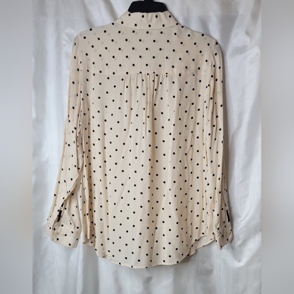 Chico's button down polka dot shirt - Picture 2 of 4